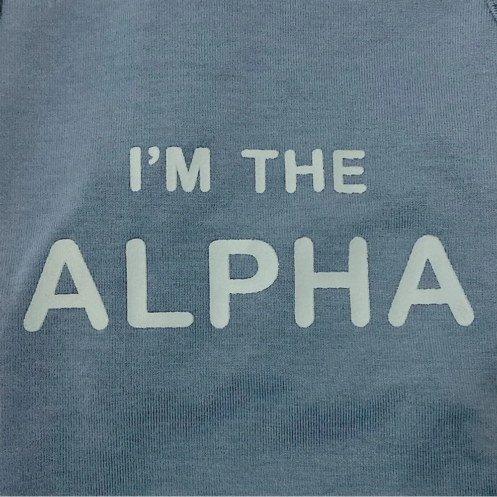 I’m The Alpha Blue Tiny Dog Shirt Size XS 💚